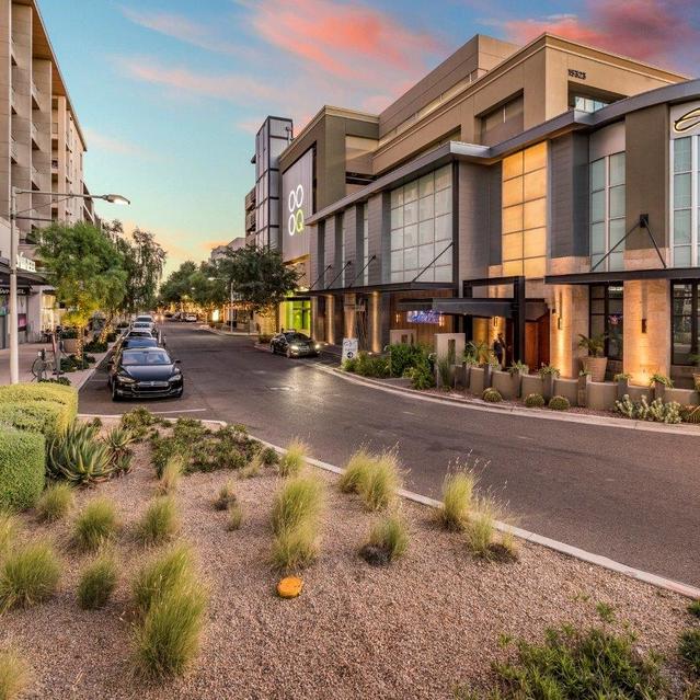 Broadstone Scottsdale Quarter – Urban Street View at Sunset